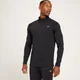 MP Linear Mark Graphic sportshirt met kwartrits voor heren - Zwart