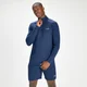 MP Infinity Mark Graphic sporttrui met kwartrits voor heren - Intens blauw