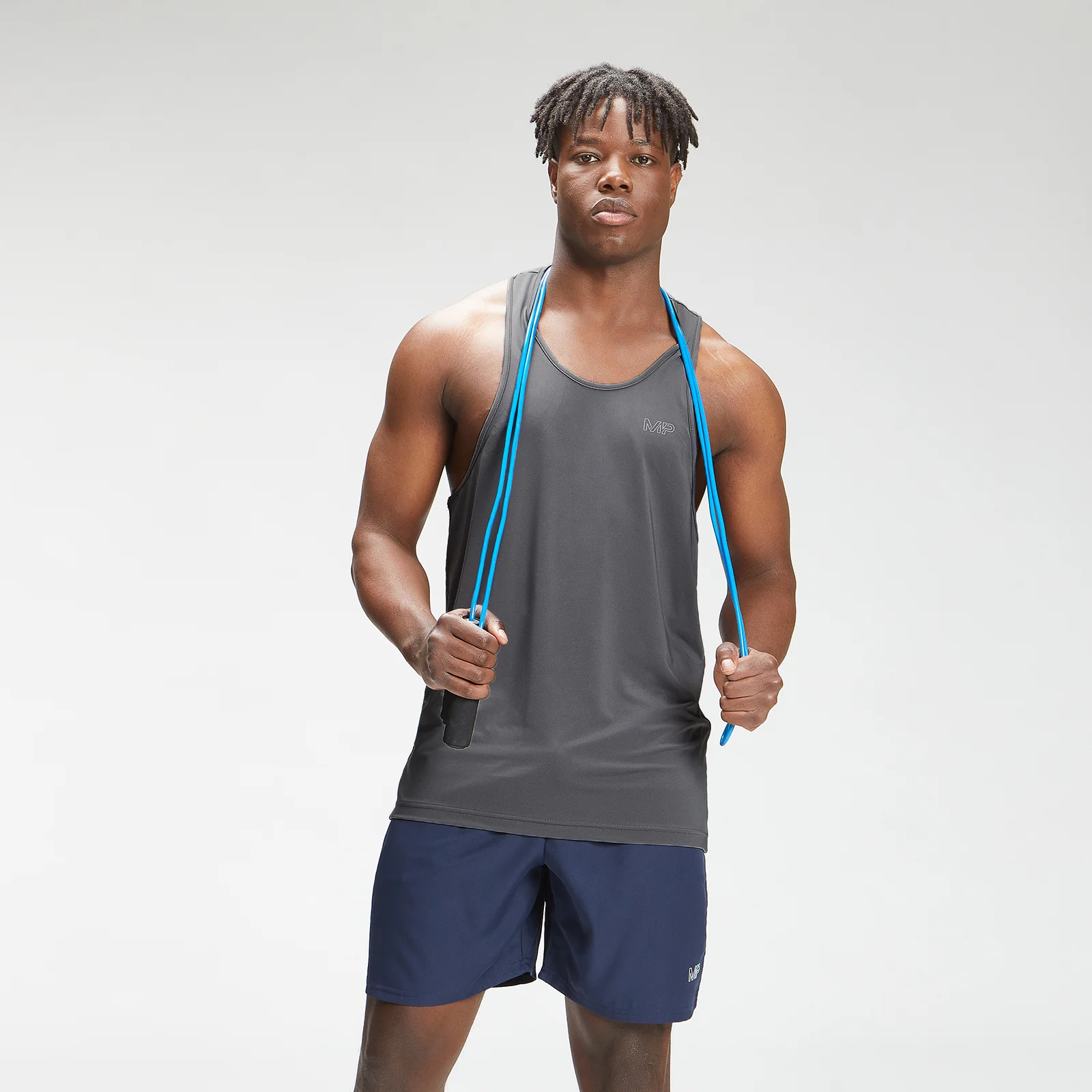 MP Herhaal Mark Grafische Training Stringer - Carbon - XXS Afbeelding 1
