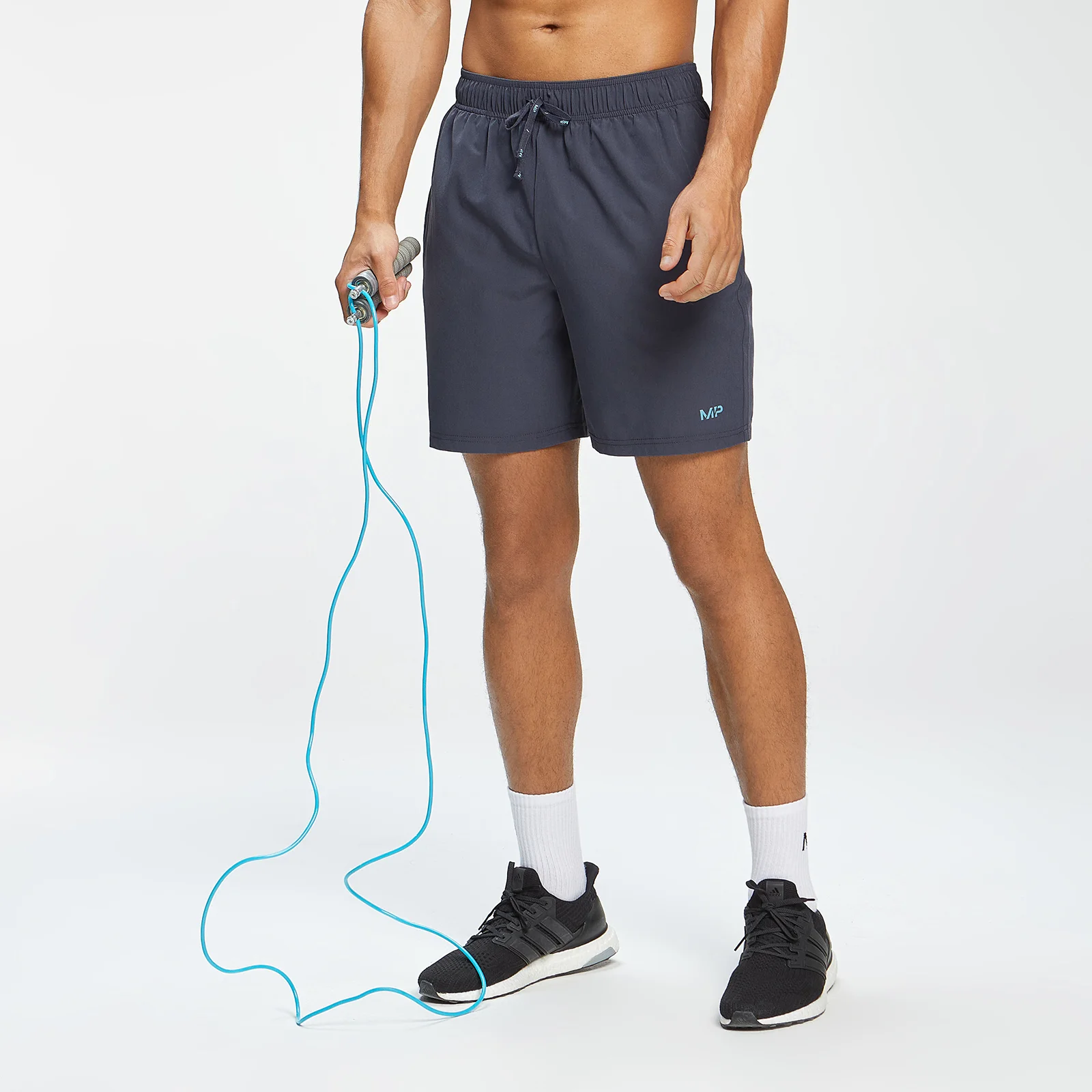 MP Graffiti Grafisch trainingsshort voor heren - Grafiet - XXS Afbeelding 1