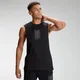 MP Repeat MP Graphic Training sporthemd met diep uitgesneden armsgaten voor heren - Zwart