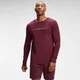 MP Heren Mini Mark Grafisch T-shirt Lange Mouw - Merlot