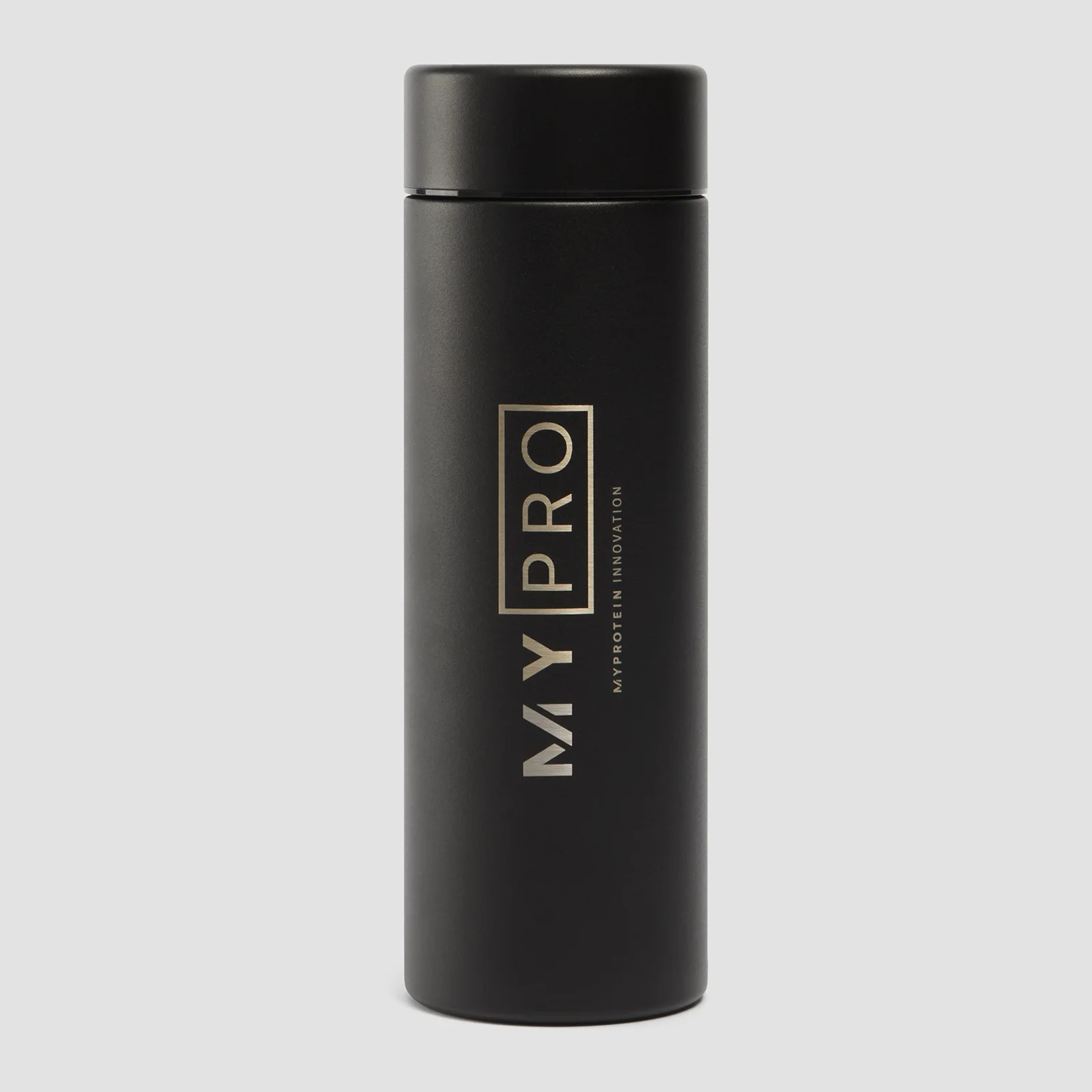 MYPRO grote metalen waterfles - Zwart - 750 ml Afbeelding 1