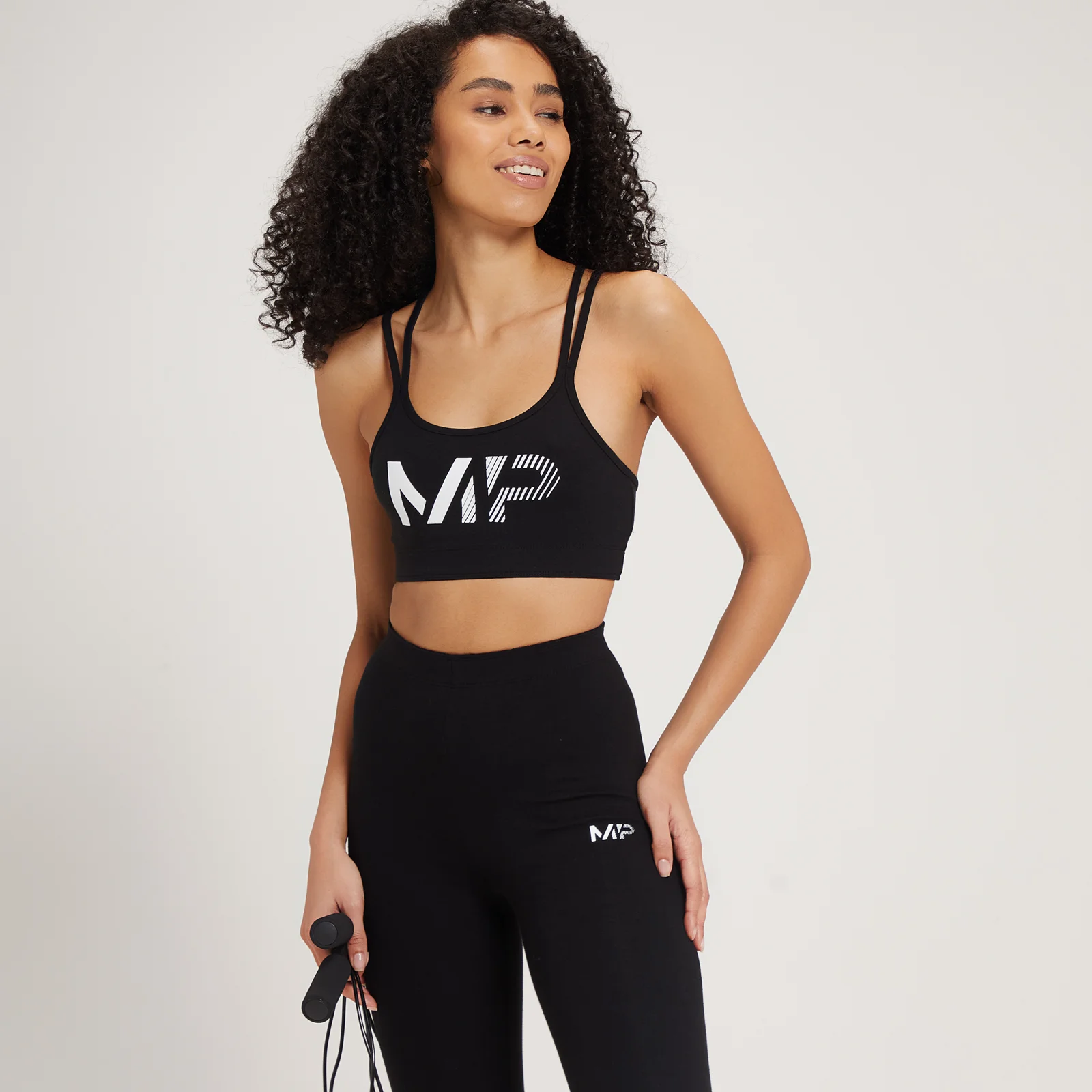 MP Sportbeha met Fade-print - Black - XXS Afbeelding 1