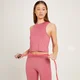 MP Linear Mark croptop voor dames - Bordeauxrood