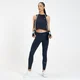MP Infinity Mark korte sporttop voor dames - Petrolblauw