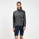 MP Infinity Mark sporttrui met kwartrits voor dames - Carbongrijs