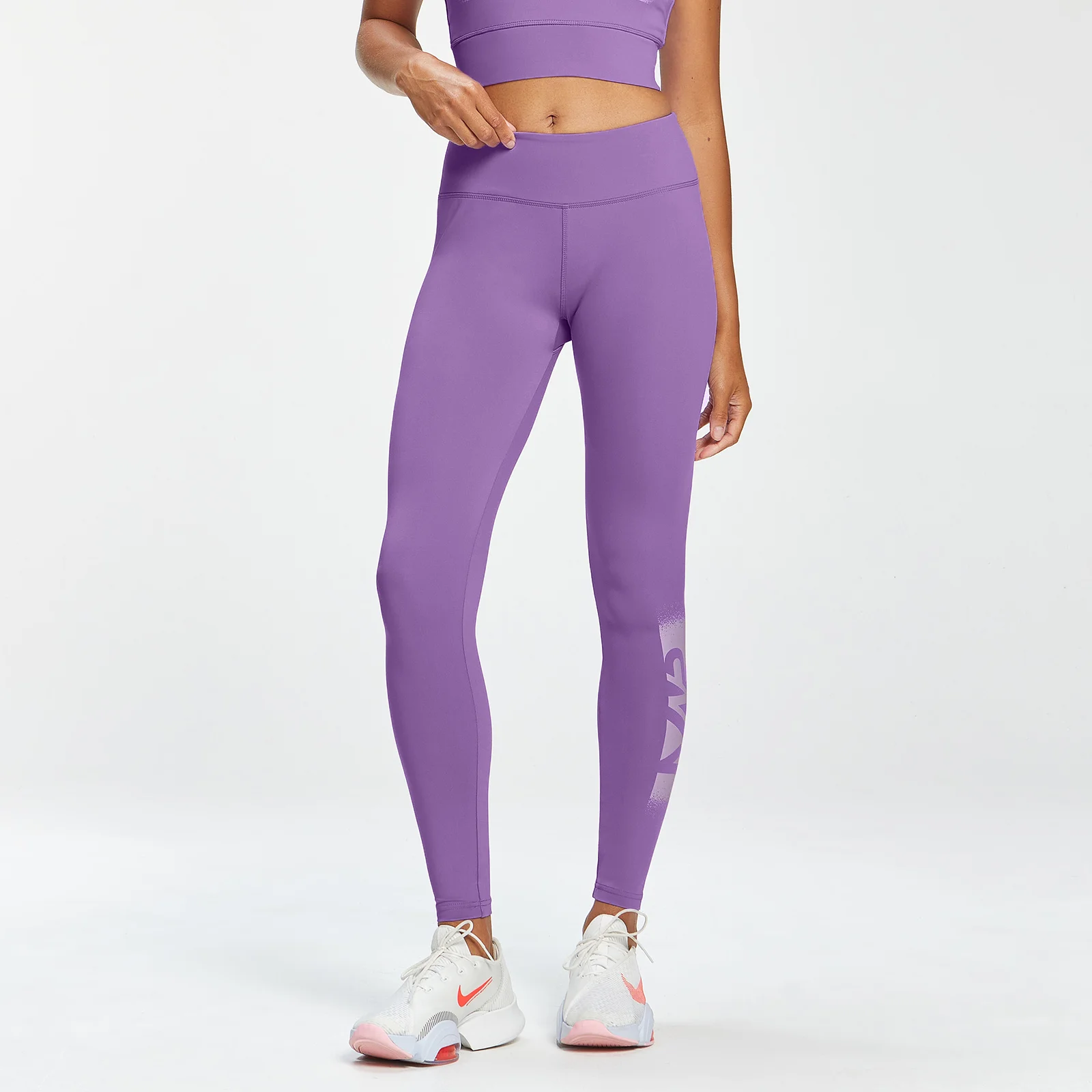 MP Graffiti Graphic Training legging voor dames - Dieppaars - XXS Afbeelding 1