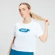 MP Vrouwen Krijt Grafisch Crop T-shirt - Wit