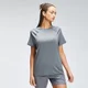 MP Repeat Mark grafisch trainingsshirt voor dames - Carbon