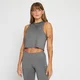 MP Repeat MP korte sporttop voor dames - Carbongrijs