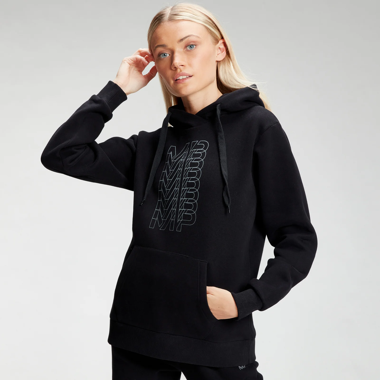 MP Repeat MP hoodie voor dames - Zwart - XXS Afbeelding 1