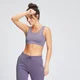 MP Women's Essentials Sportbeha met brede bandjes - Smokey Purple