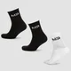 MP Men's Essentials Crew Sokken - Zwart/Wit (3-pack)