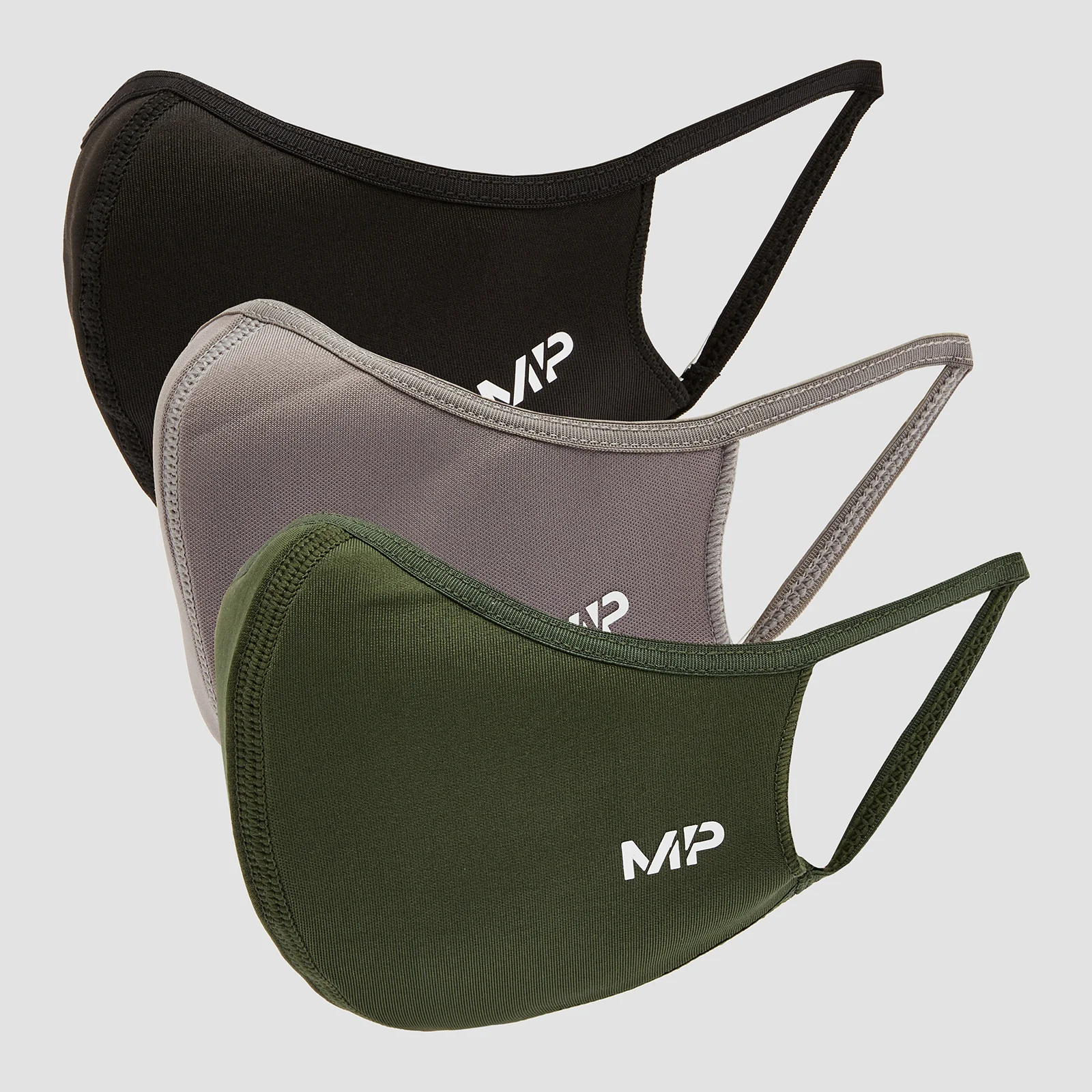 MP Curve Mask (3 Pack) - Black/Leaf Green/Carbon - S/M Afbeelding 1