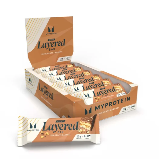 Crispy Layered Bar - 12 x 58g - Chocolade Karamel
