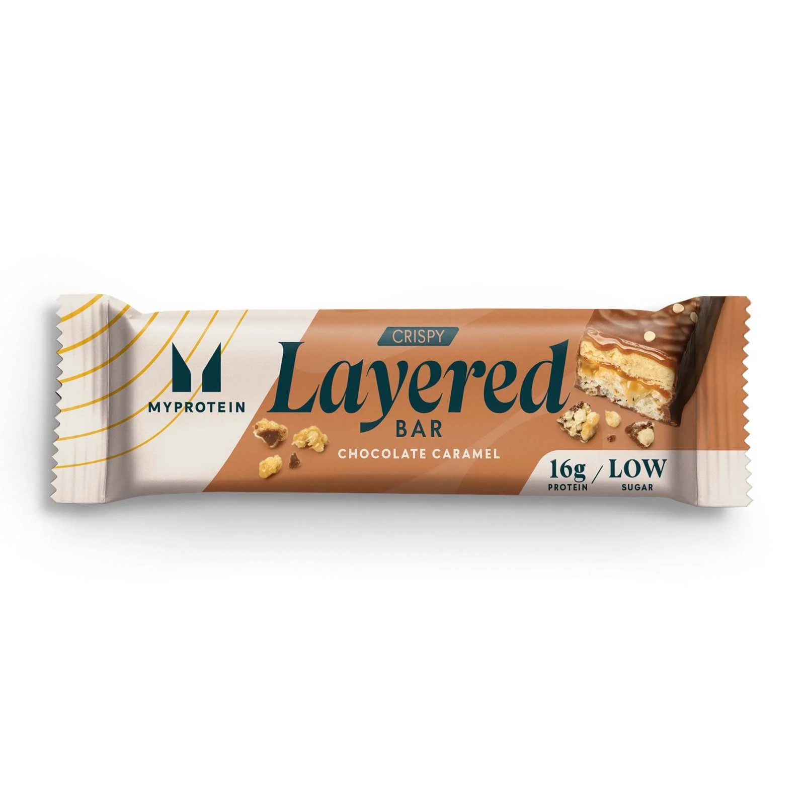 Crispy Layered Bar - 58g - Chocolade Karamel Afbeelding 1