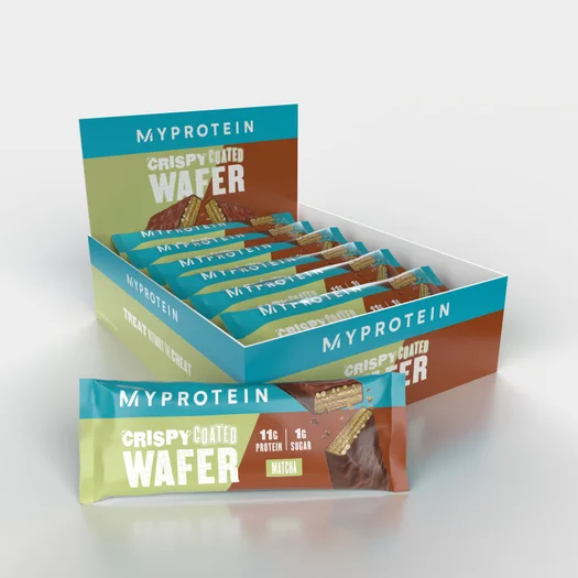 Crispy Coated Wafer - 12x40g - Matcha