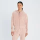 MP Rest Day hoodie met volledige rits voor dames - Verwassen lichtbruin (Fawn)