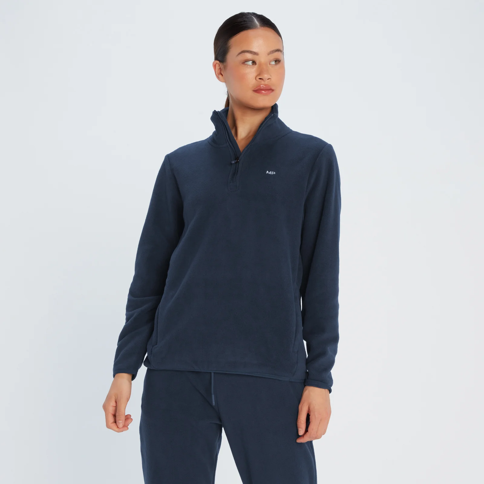 MP Women's Rest Day 1/4 Zip Fleece - Navy - XXS Afbeelding 1