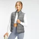 MP Outerwear lichtgewicht gewatteerde bodywarmer voor dames - Stormgrijs