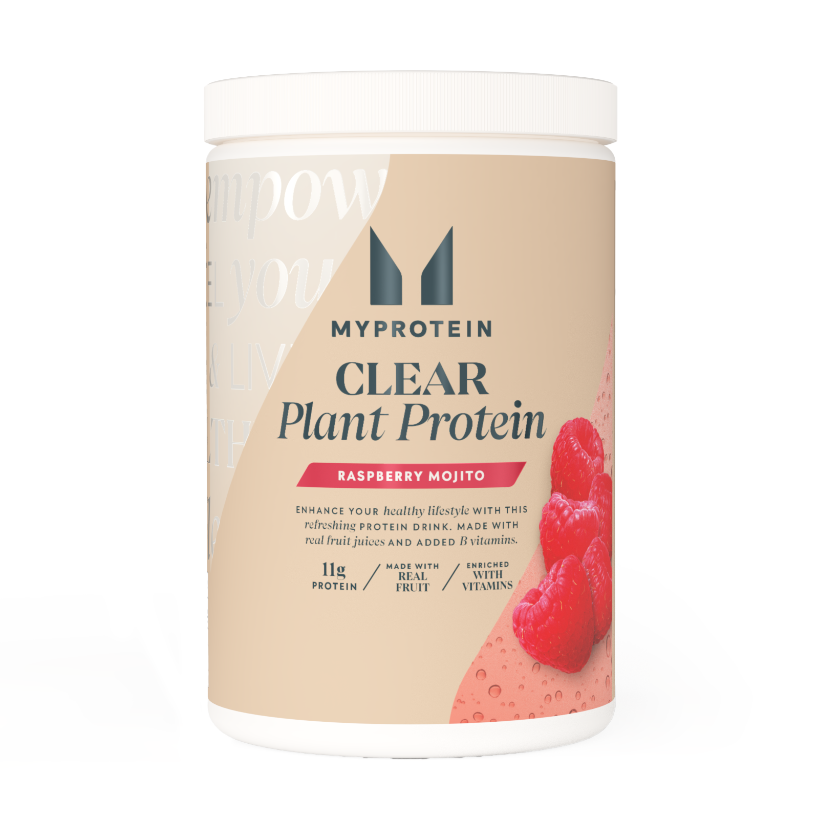 Clear Vegan Protein - 20servings - Framboos Mojito Afbeelding 1