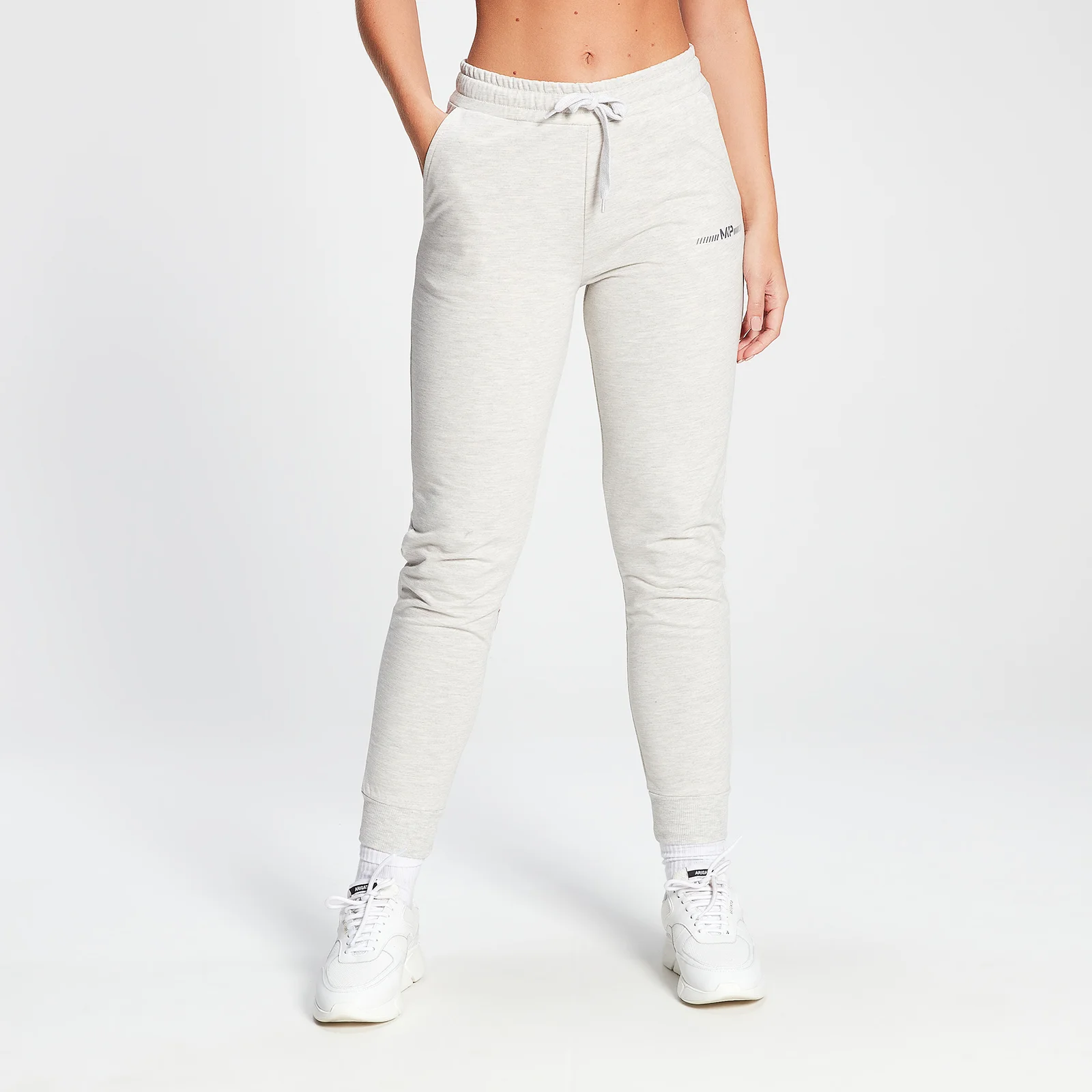 MP Mini Mark Graphic joggingbroek voor dames - Lichtgrijs gemêleerd - XXS Afbeelding 1
