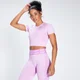 MP Women's Curve Crop T-shirt met korte mouwen - Petal