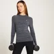 MP Performance sportshirt met lange mouwen voor dames - Zwart gemêleerd