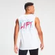 MP Retro Lift hemd met laag uitgesneden armsgaten voor heren - Wit