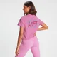 MP Retro Lift croptop met korte mouwen voor dames - Roze