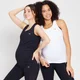 MP Power Maternity hemd voor dames multiverpakking - Zwart/Wit