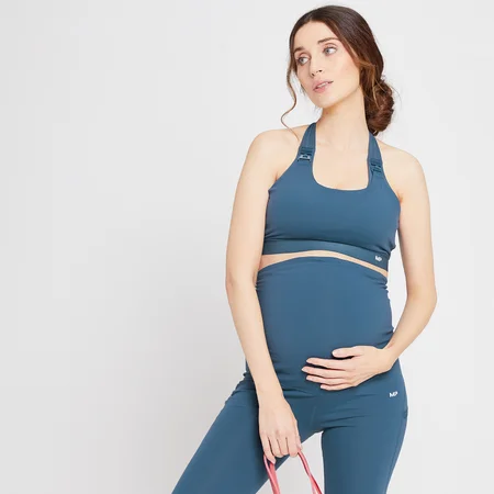 MP Power Maternity/Nursing sportbeha - Stofblauw