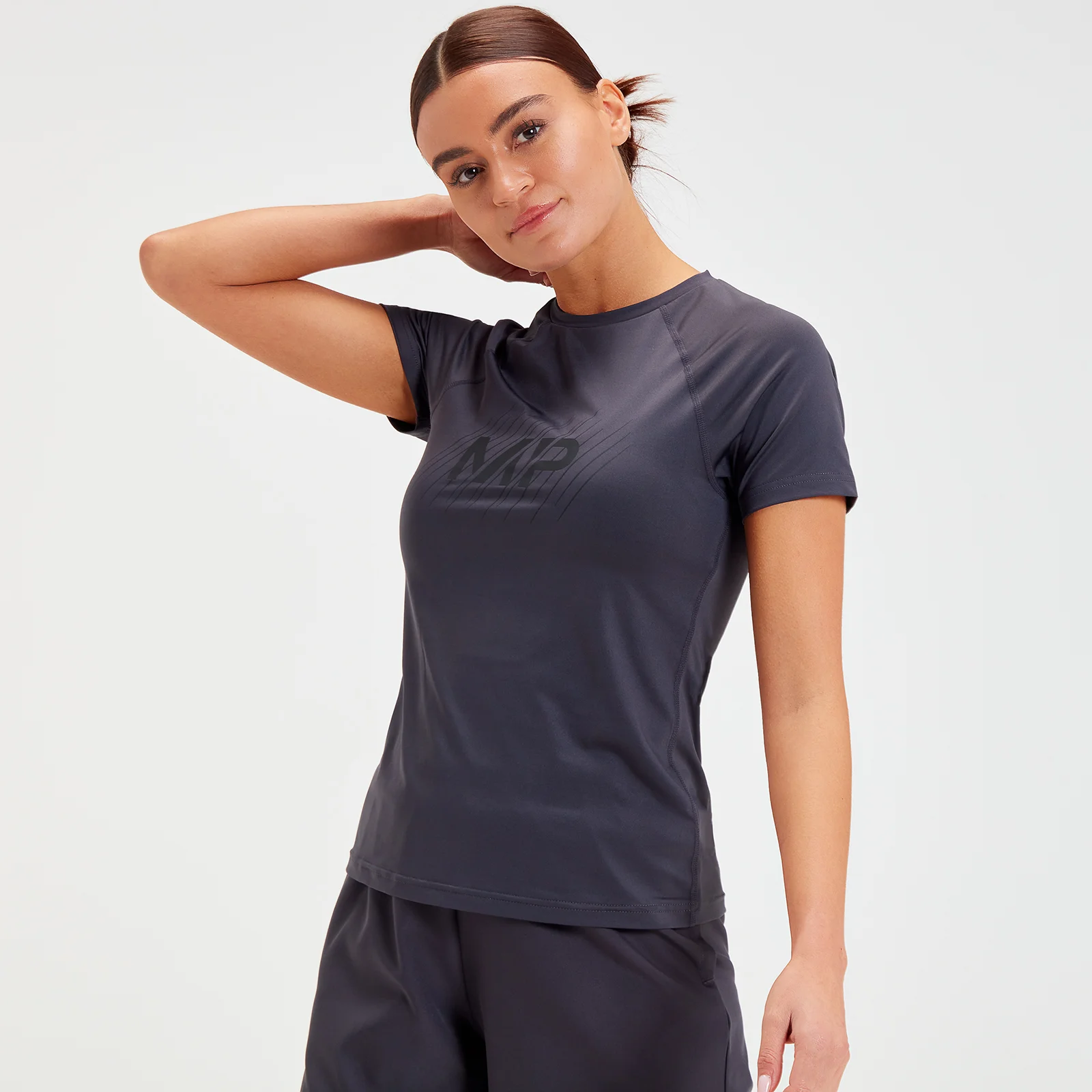 MP Women's Singles Day T-Shirt | Gun Metal - XXS Afbeelding 1