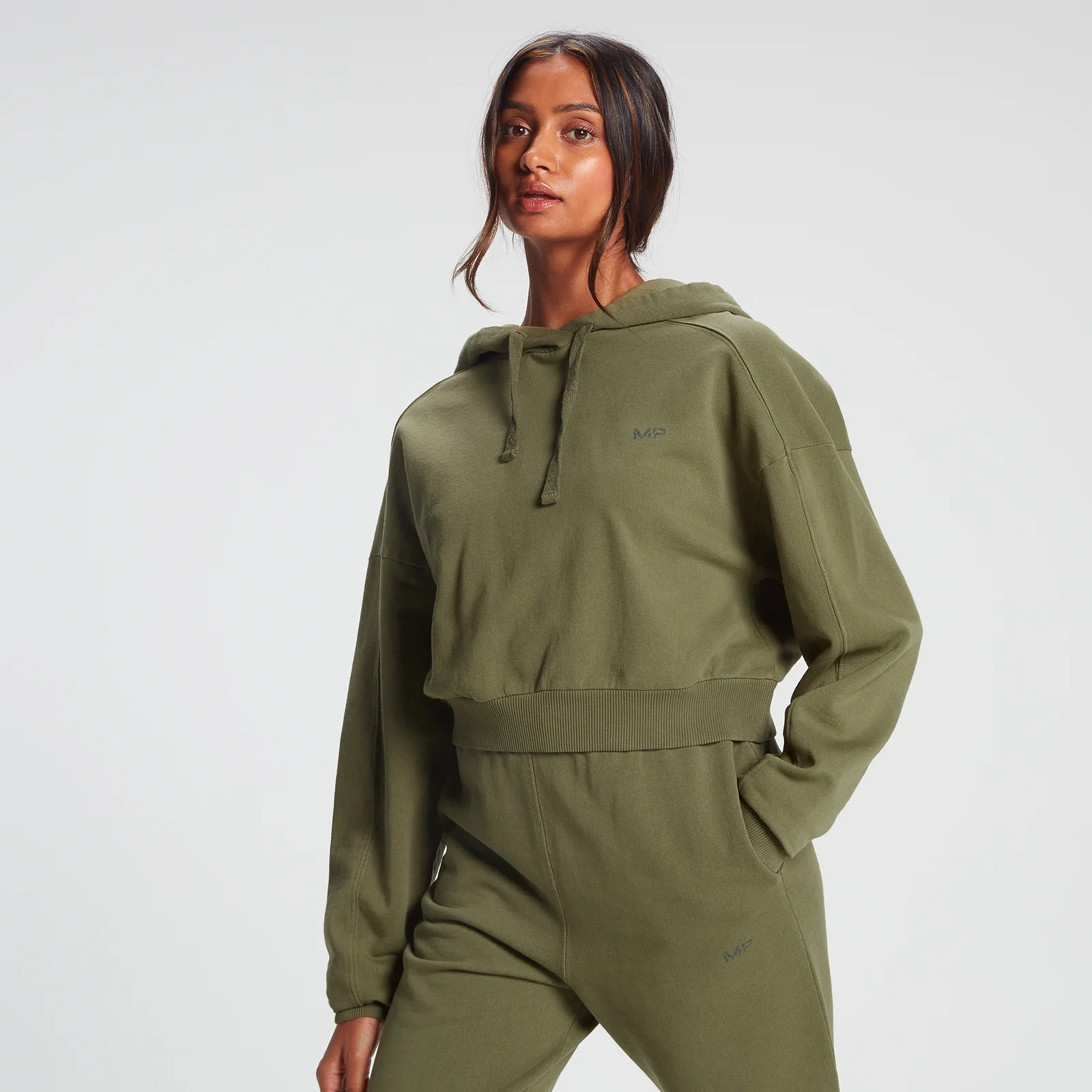 MP x Alice Klomp Snake Logo Hoodie - Green - XS Afbeelding 1