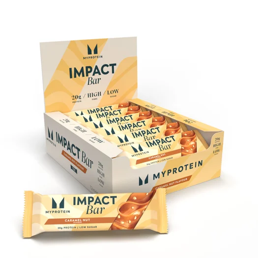 Impact Protein Bar - 12 x 64g - Karamel Noot