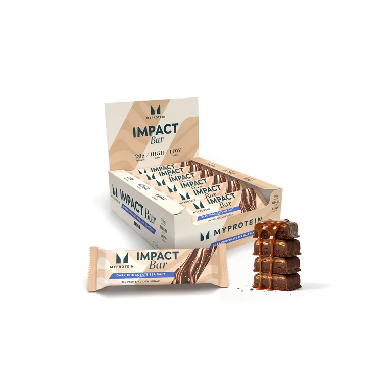 Impact Protein Bar - 12 x 64g - Pure Chocolade Zeezout