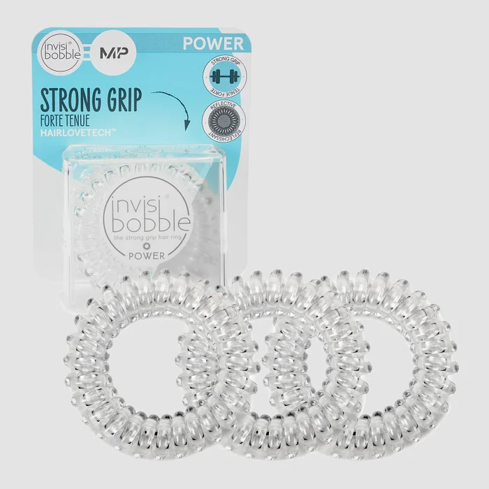MP X Invisibobble® Power Reflecterend - Transparant - 3-DELIG