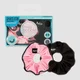MP X Invisibobble® Reflecterende Power haarwokkel - Zwart/Roze - 2-DELIG