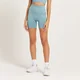 MP Shape naadloze fietsshort voor dames - Steenblauw