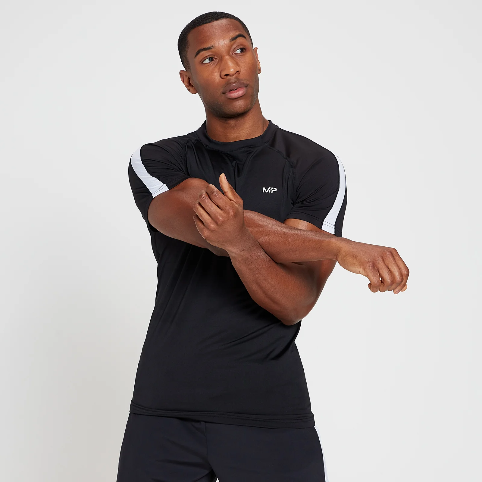 MP Tempo T-shirt met korte mouwen voor heren - Zwart - XS Afbeelding 1