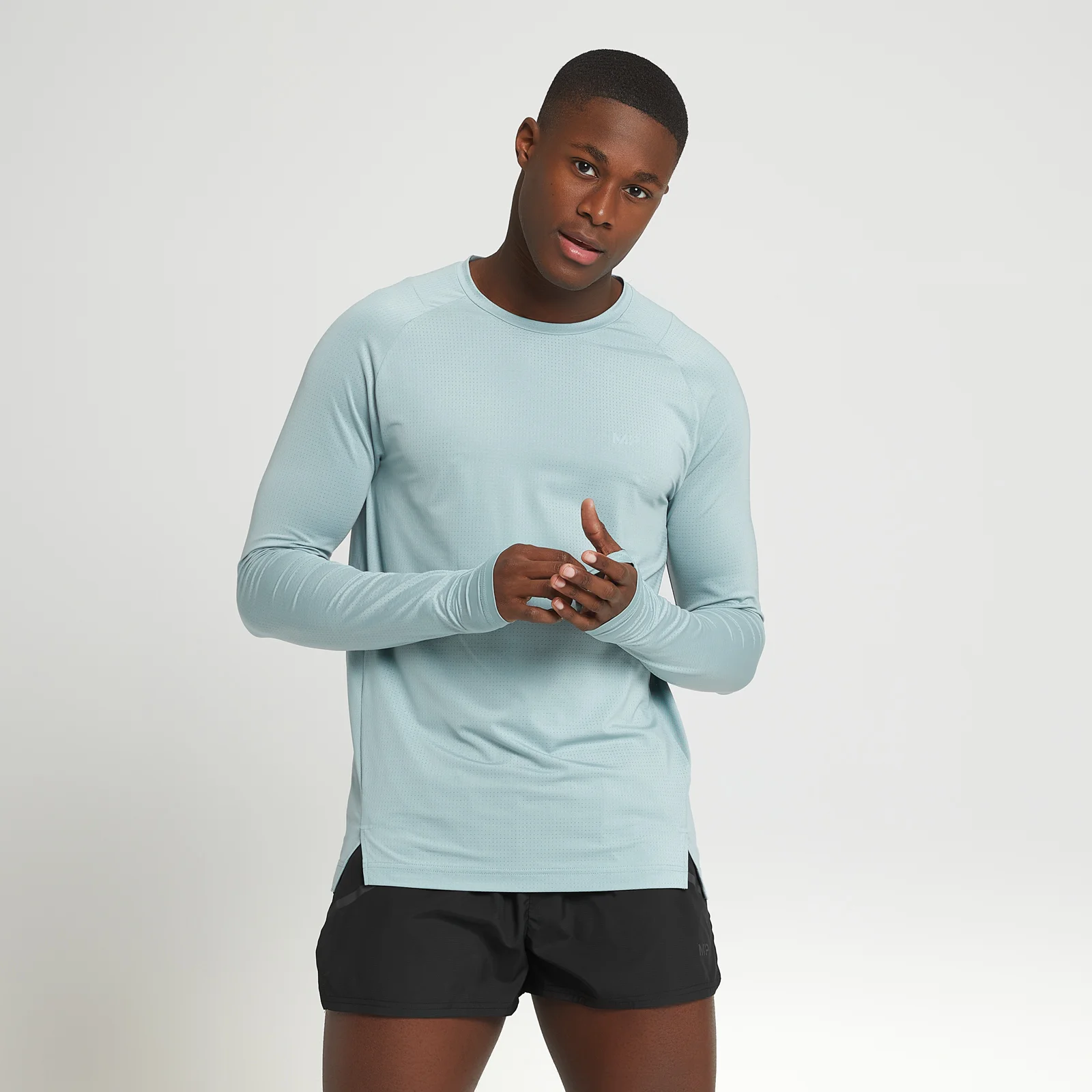 MP Velocity Ultra T-shirt met lange mouwen voor heren - IJsblauw - XXS Afbeelding 1