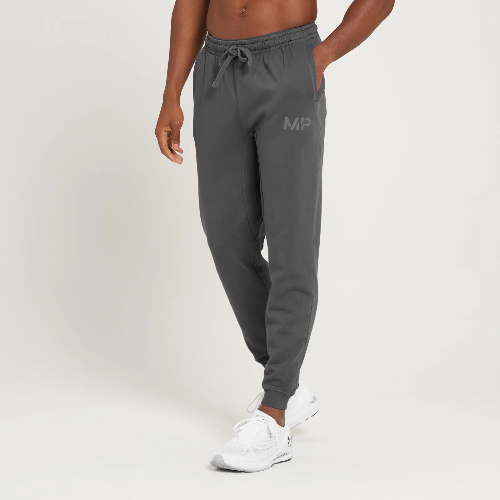 MP Adapt joggingbroek met verwassen finish voor heren - Loodgrijs - XXS Afbeelding 1