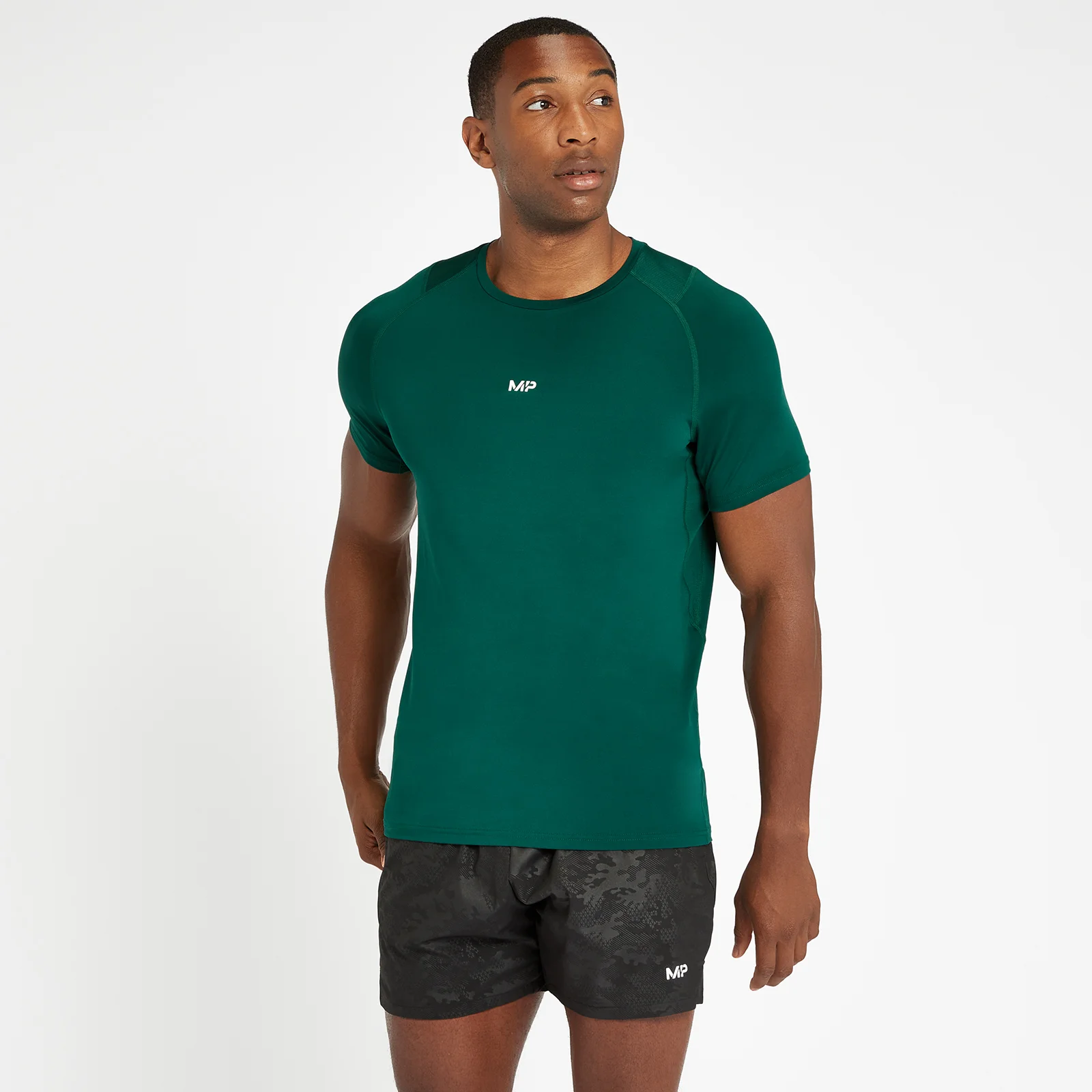Limited Edition MP Engage T-shirt met korte mouwen voor heren - Denneboomgroen - XXS Afbeelding 1