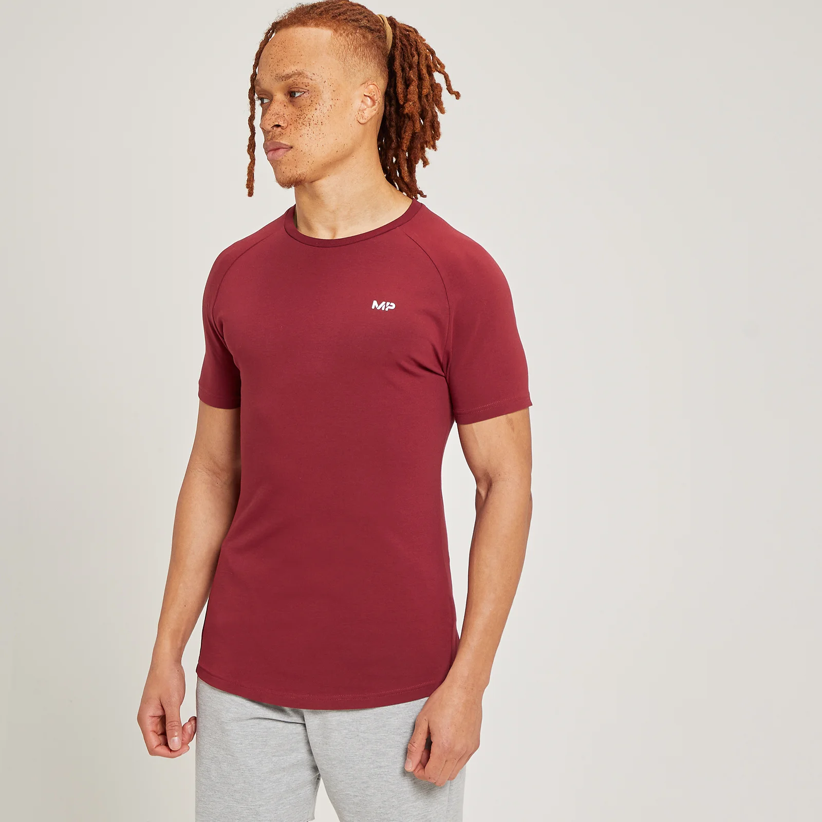 MP Form T-shirt met korte mouwen voor heren - Scharlakenrood - XXS Afbeelding 1
