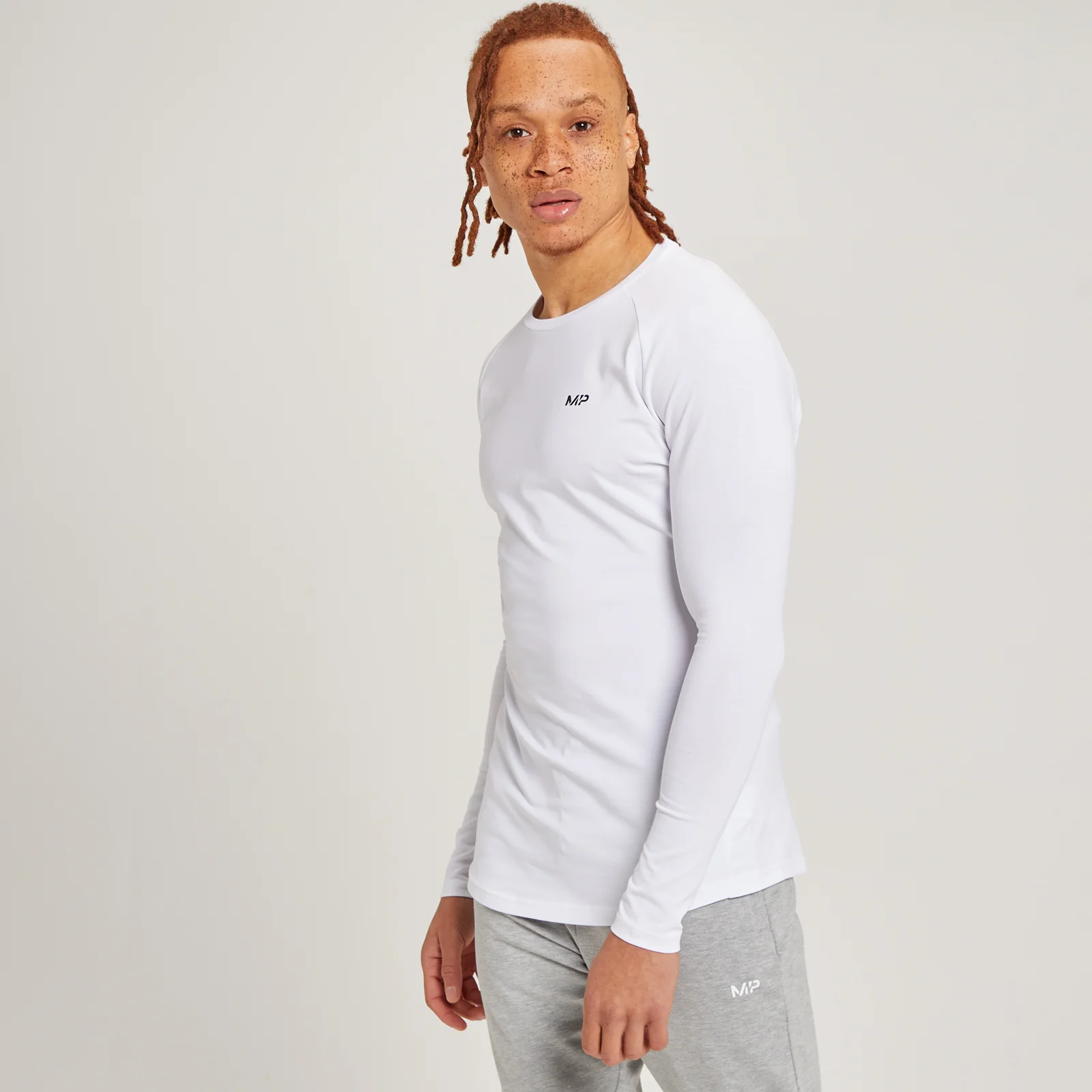 MP Form shirt met lange mouwen voor heren - Wit - XXS Afbeelding 1