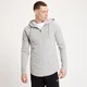 MP Form hoodie met rits voor heren - Stormgrijs gemêleerd