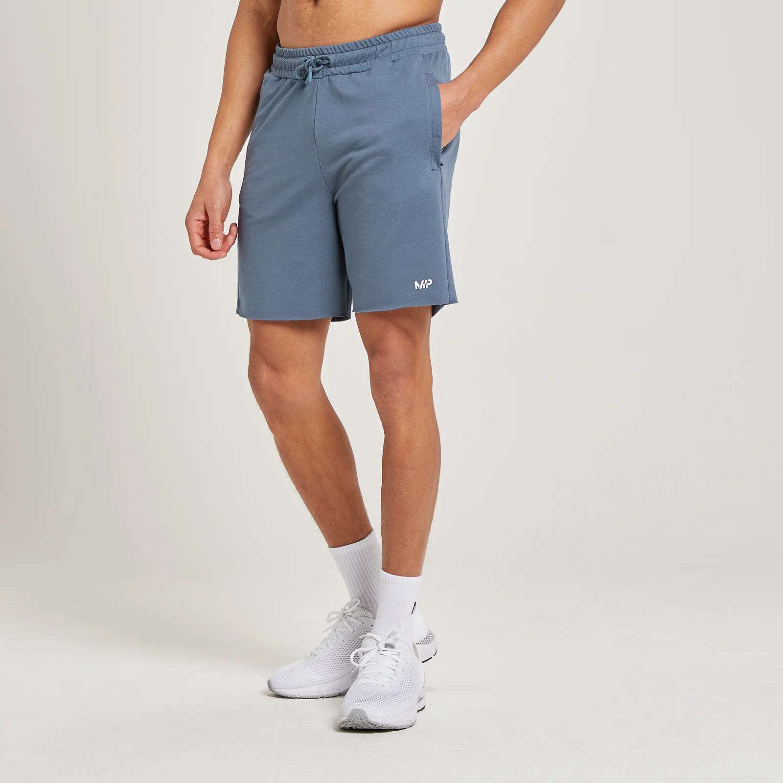 MP Form sweatshort voor heren - Staalblauw - XXS Afbeelding 1