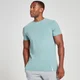 MP Luxe Classic T-shirt met ronde hals voor heren - IJsblauw