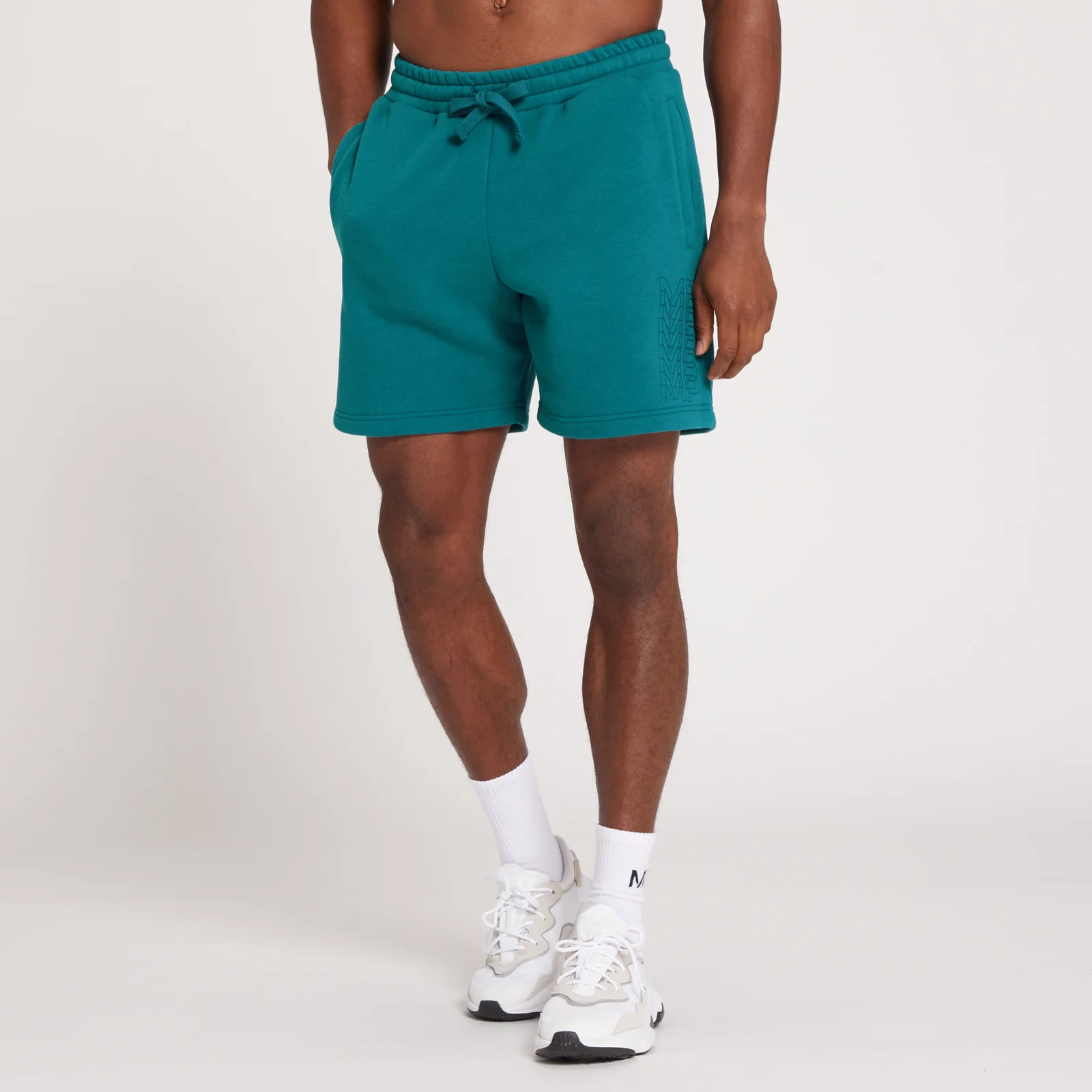 MP Repeat MP Graphic short voor heren - Diep donkerblauw - XXS Afbeelding 1